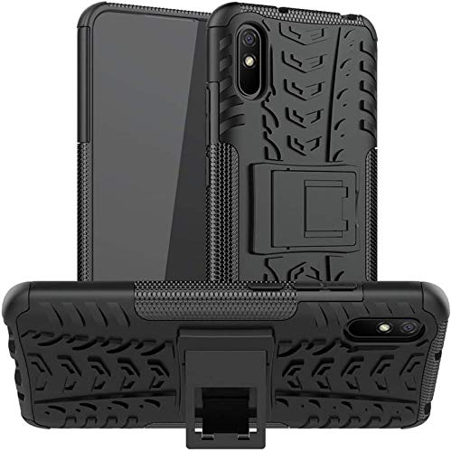 Mi Redmi 9A Shockproof Hybrid Kickstand Back Cover Defender Cover  - B - Shop authentic Indian Electronics by Havein