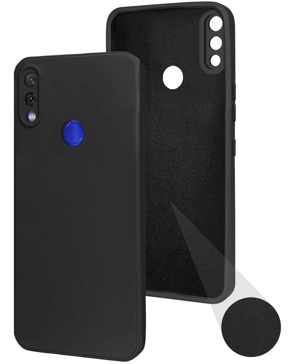 Mi Redmi Note 7 Back Cover (Silicone + Inner Side Cloth) - Shop authentic Indian Electronics by Havein