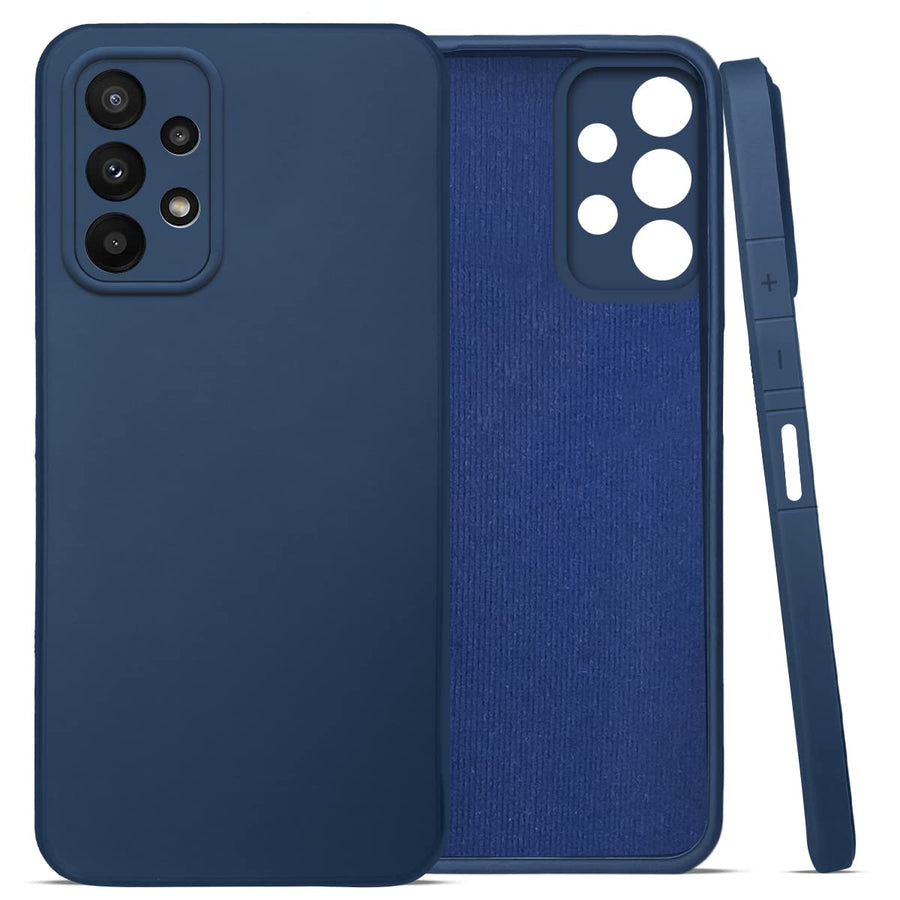 Samsung Galaxy A13 4G / A23 Back Cover (Silicone + Inner Side Cloth) - Shop authentic Indian Electronics by Havein