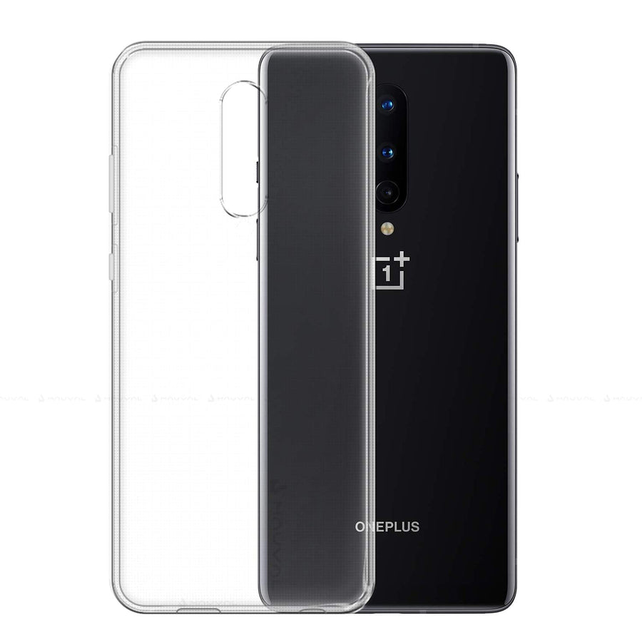 One Plus 8 Transparent Soft Silicone TPU Back Cover - Shop authentic Indian Electronics by Havein