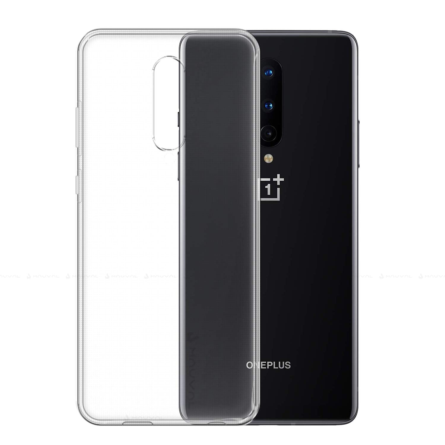 One Plus 8 Transparent Soft Silicone TPU Back Cover - Shop authentic Indian Electronics by Havein