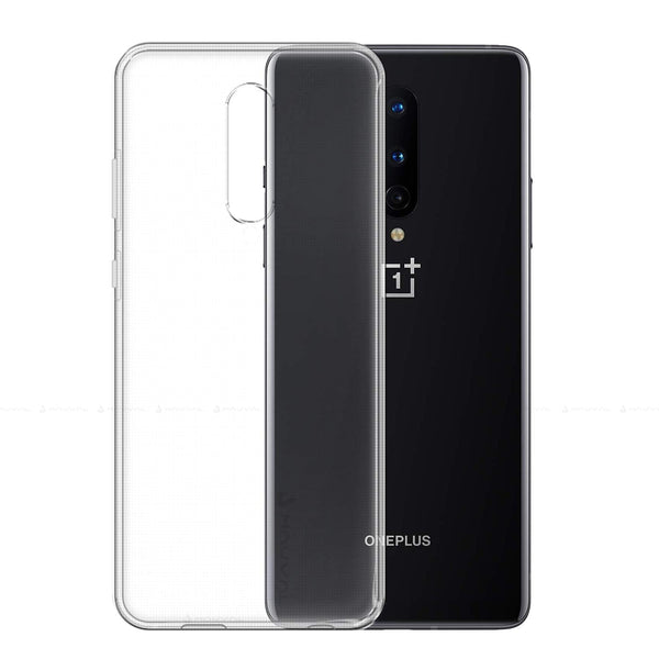 One Plus 8 Transparent Soft Silicone TPU Back Cover - Shop authentic Indian Electronics by Havein