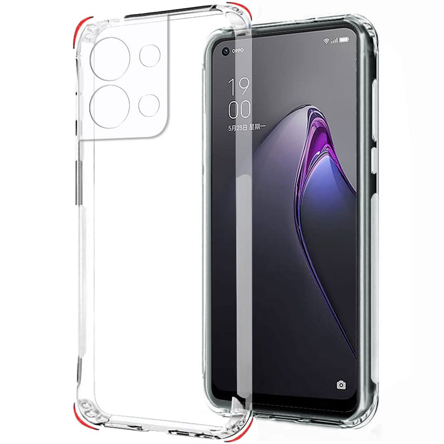 Oppo Reno 8 Transparent Soft Silicone TPU Back Cover - Shop authentic Indian Electronics by Havein