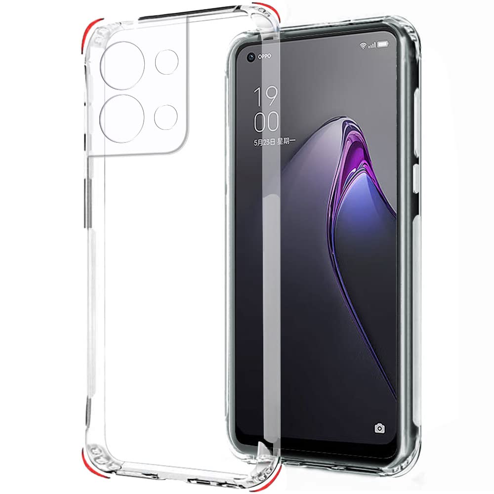 Oppo Reno 8 Transparent Soft Silicone TPU Back Cover - Shop authentic Indian Electronics by Havein