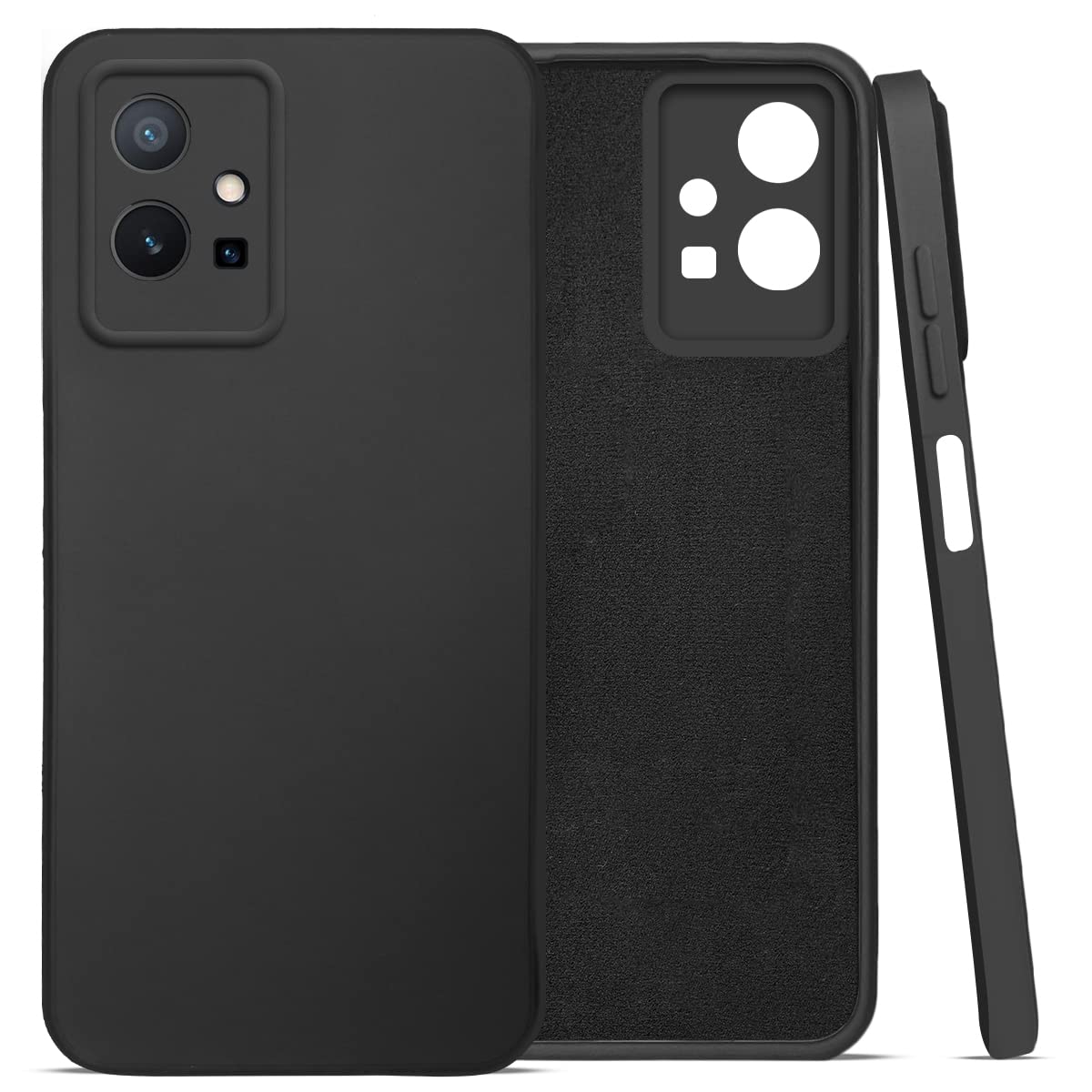 Vivo T1 5G / Y75 (5G) / Y55(5G) / Iqoo Z6 (5G) Back Cover (Silicone +  - Shop authentic Indian Electronics by Havein