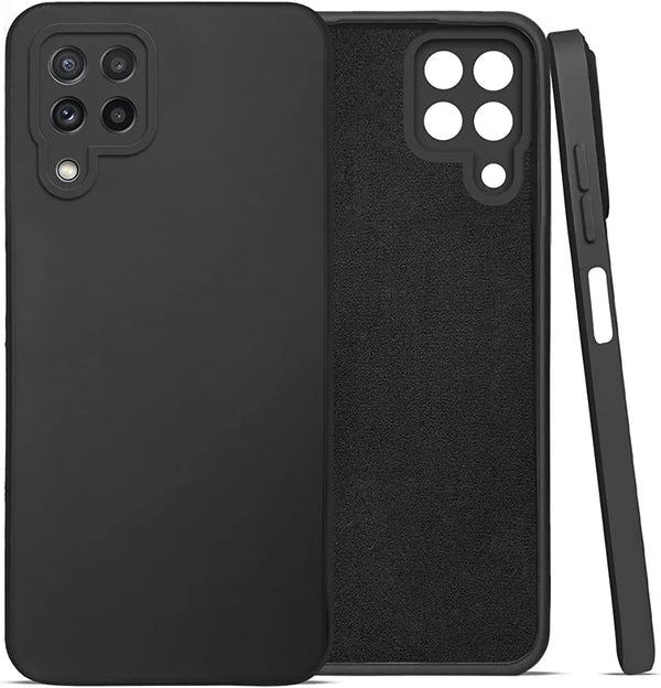 Samsung A22(4G) Silicone + Cloth Back Cover - Shop authentic Indian Electronics by Havein