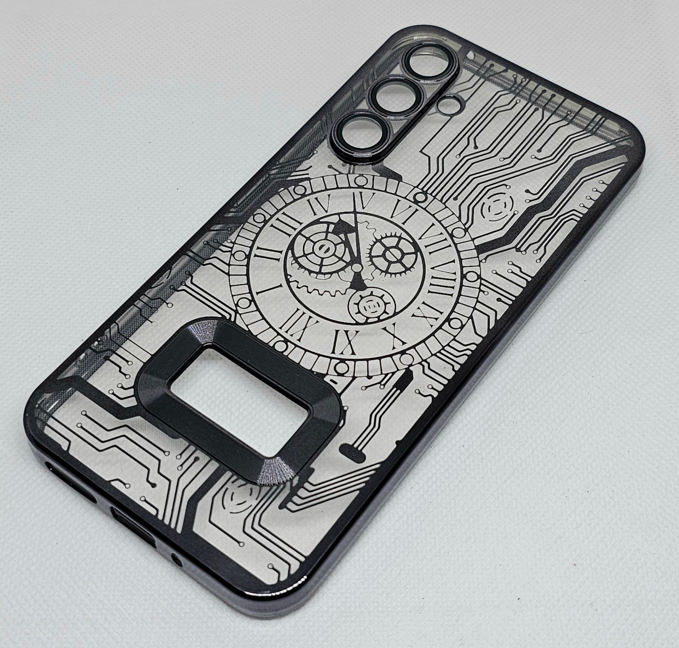 Samsung A54 (5G) Back Cover with CD Watch Machine Design - Shop authentic Indian Electronics by Havein