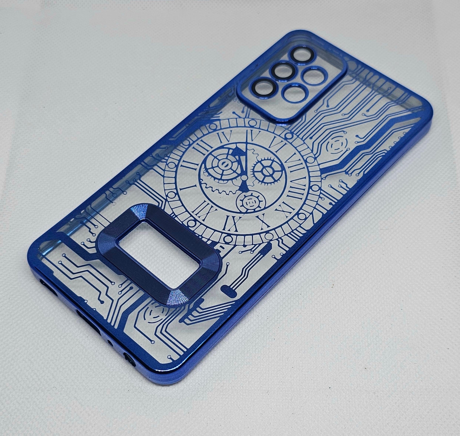 Samsung A52  Back Cover with CD Watch Machine Design - Shop authentic Indian Electronics by Havein
