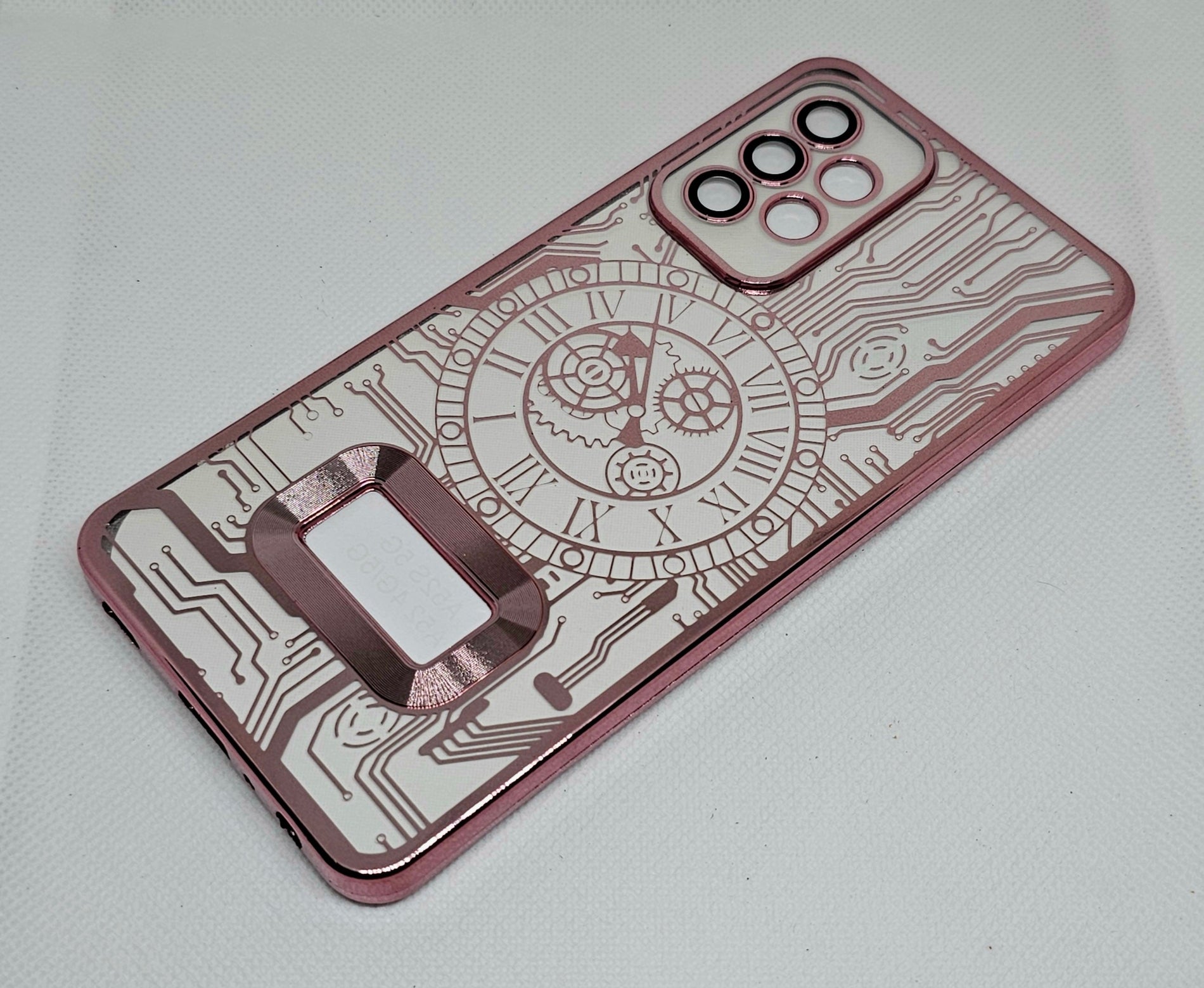 Samsung A52  Back Cover with CD Watch Machine Design - Shop authentic Indian Electronics by Havein