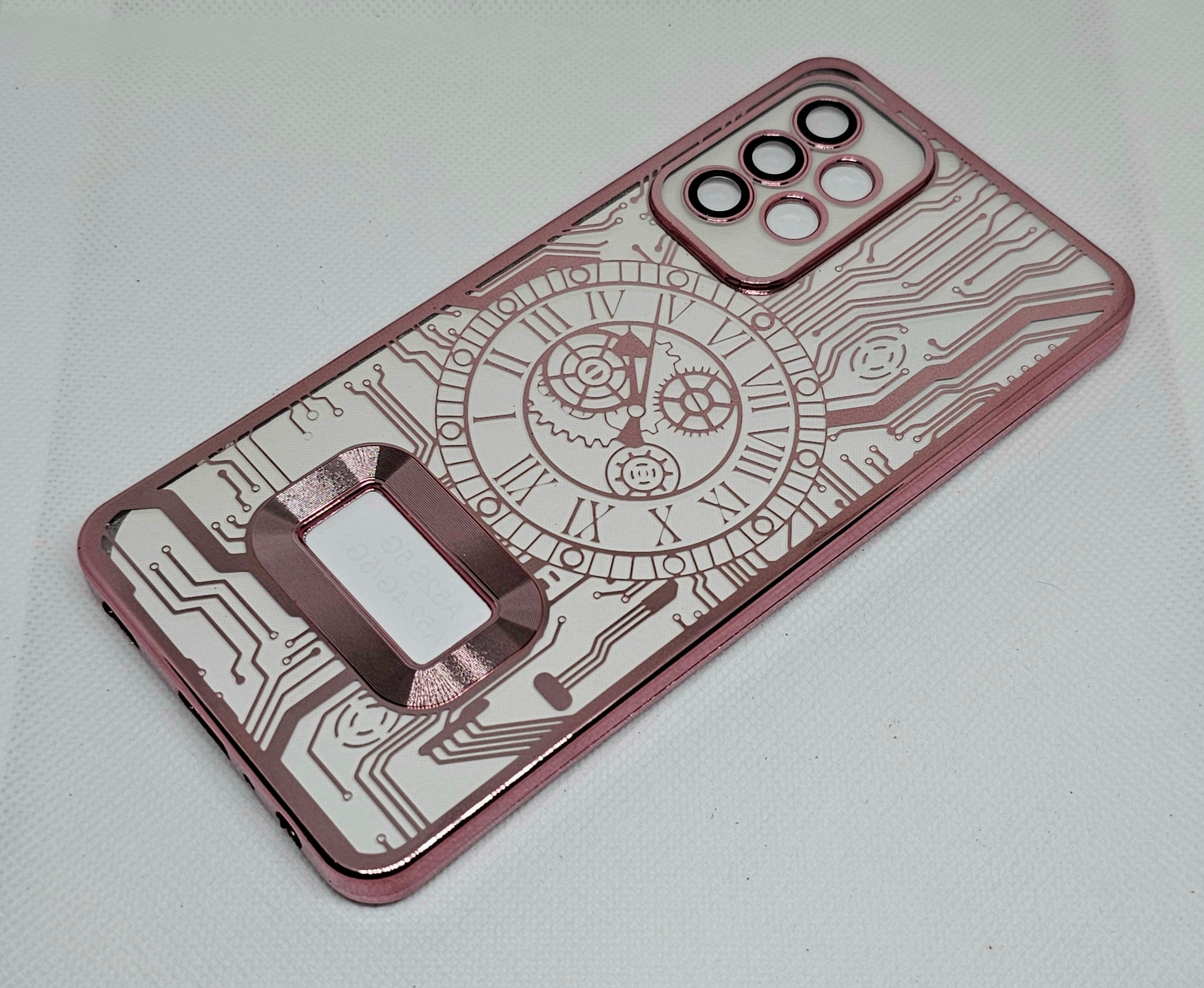 Samsung A52  Back Cover with CD Watch Machine Design - Shop authentic Indian Electronics by Havein