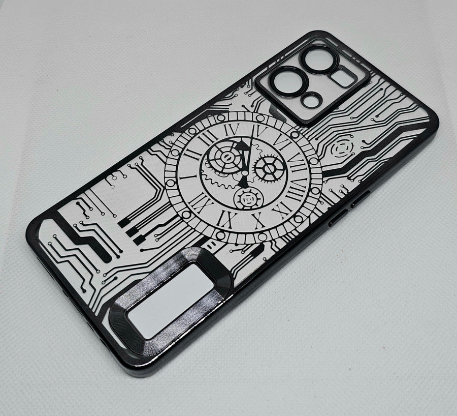 Oppo F21 Pro (4G) Back Cover with CD Watch Machine Design - Shop authentic Indian Electronics by Havein