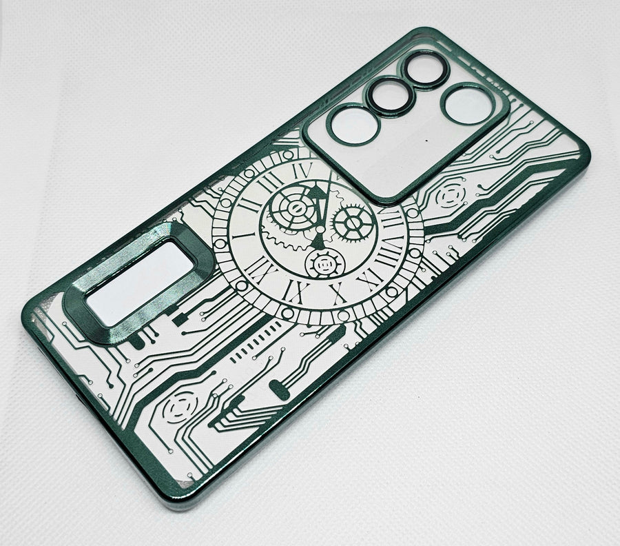 Vivo V27/V27 Pro Back Cover with CD Watch Machine Design - Shop authentic Indian Electronics by Havein