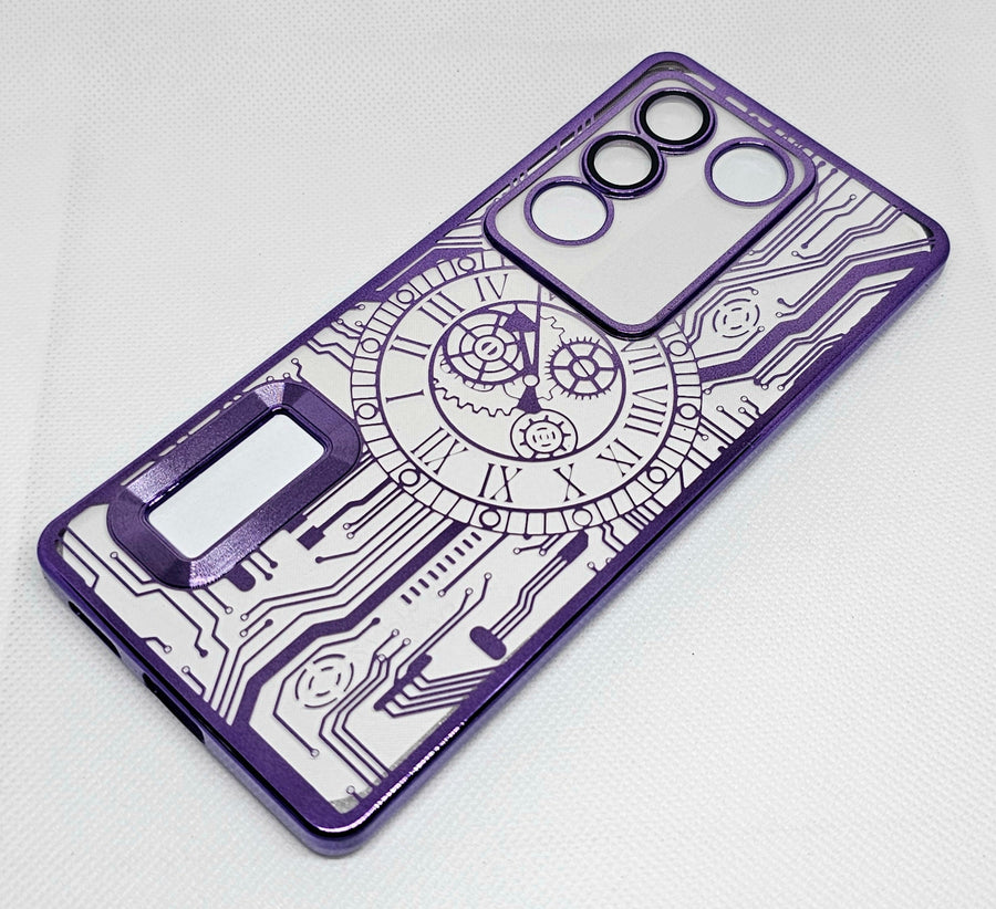 Vivo V27/V27 Pro Back Cover with CD Watch Machine Design - Shop authentic Indian Electronics by Havein