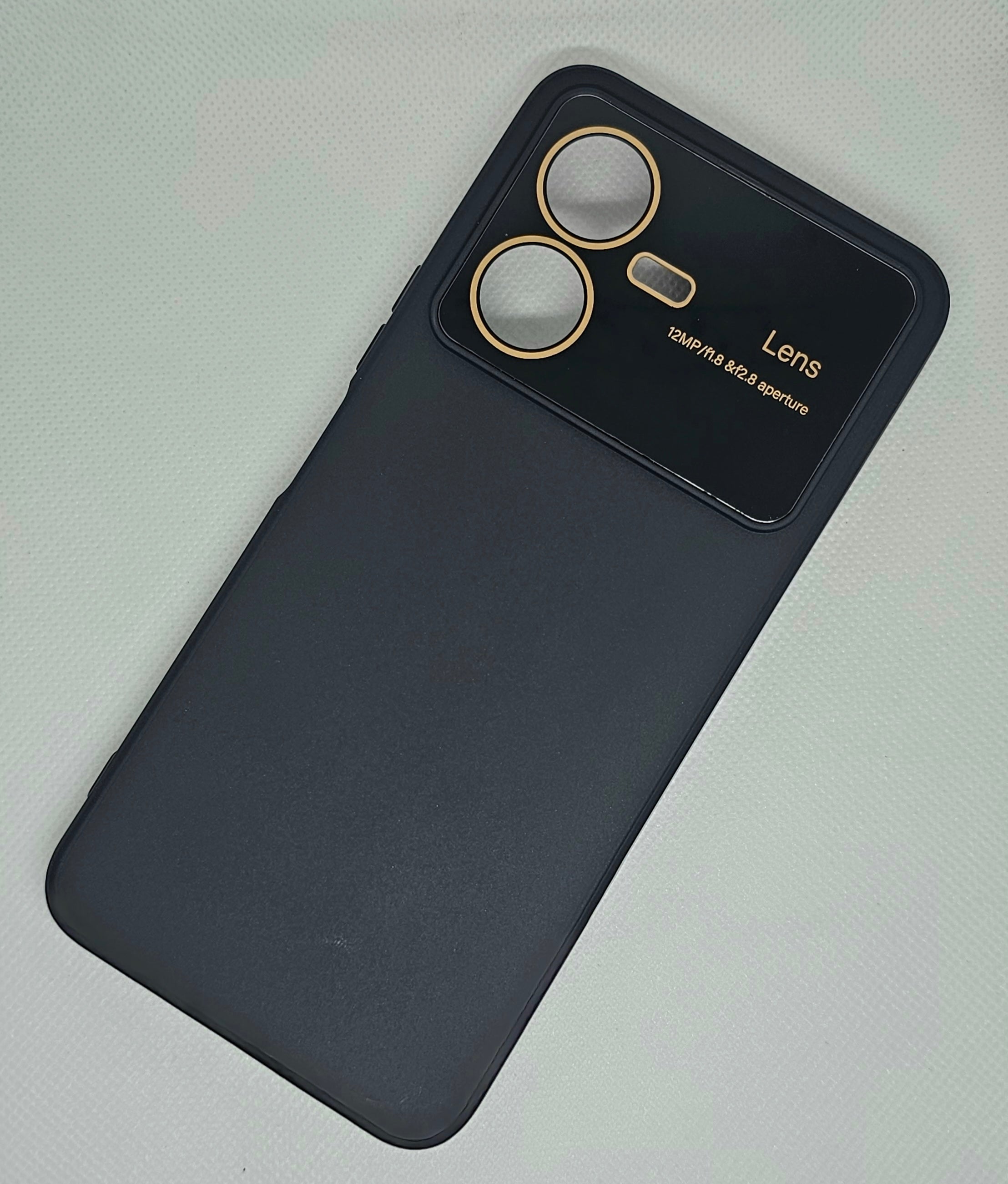 Vivo Y22 (4G) Silicone Back Cover with Protective Lens - Shop authentic Indian Electronics by Havein
