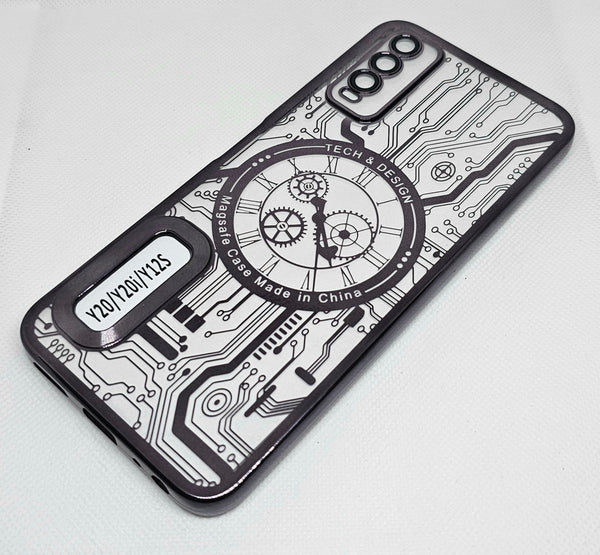 Vivo Y20/Y20 i  CD Watch Machine Design Back Cover - Shop authentic Indian Electronics by Havein