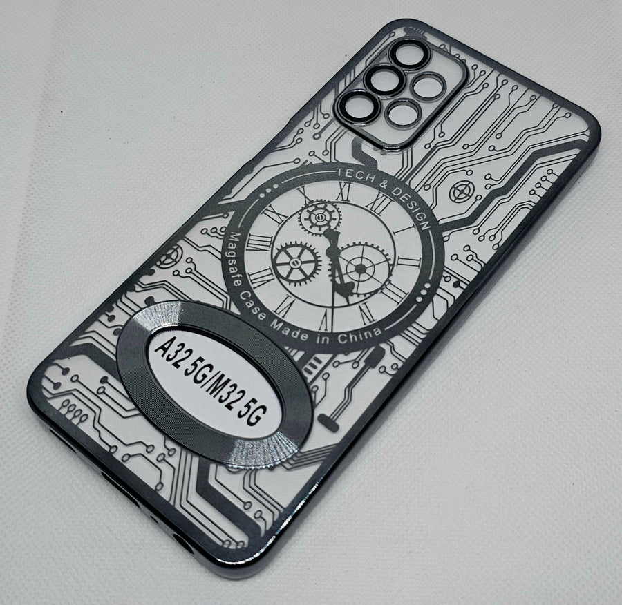 Samsung A32 5G CD Watch Machine Design Back Cover - Shop authentic Indian Electronics by Havein
