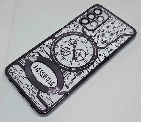 Samsung A32 5G CD Watch Machine Design Back Cover - Shop authentic Indian Electronics by Havein