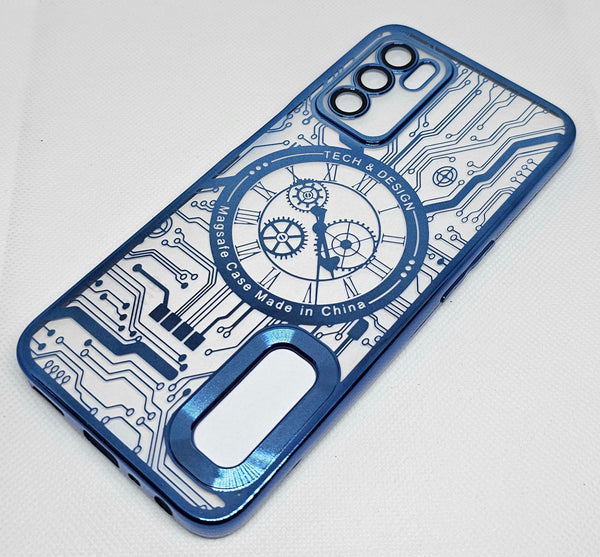 Oppo A16  CD Watch Machine Design Back Cover - Shop authentic Indian Electronics by Havein