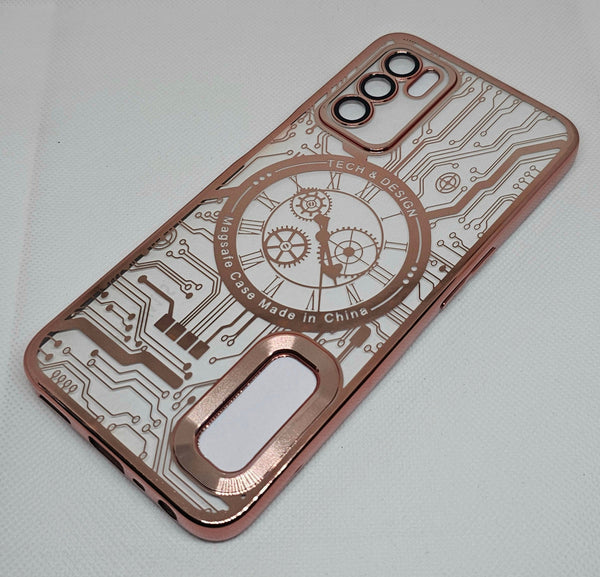 Oppo A16  CD Watch Machine Design Back Cover - Shop authentic Indian Electronics by Havein