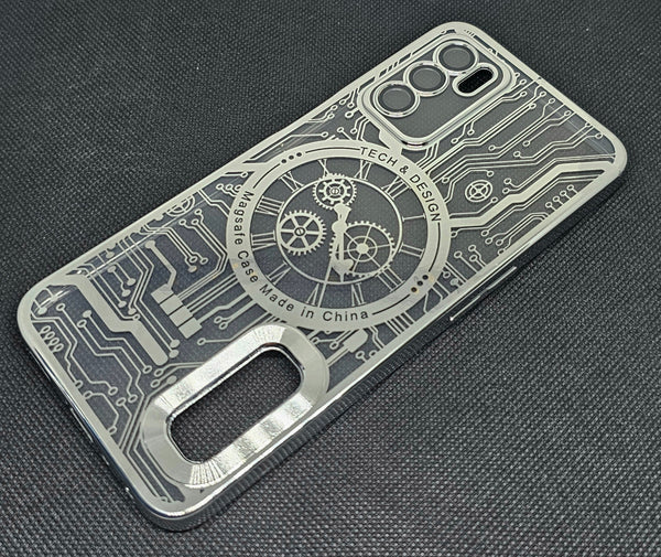 Oppo A16  CD Watch Machine Design Back Cover - Shop authentic Indian Electronics by Havein