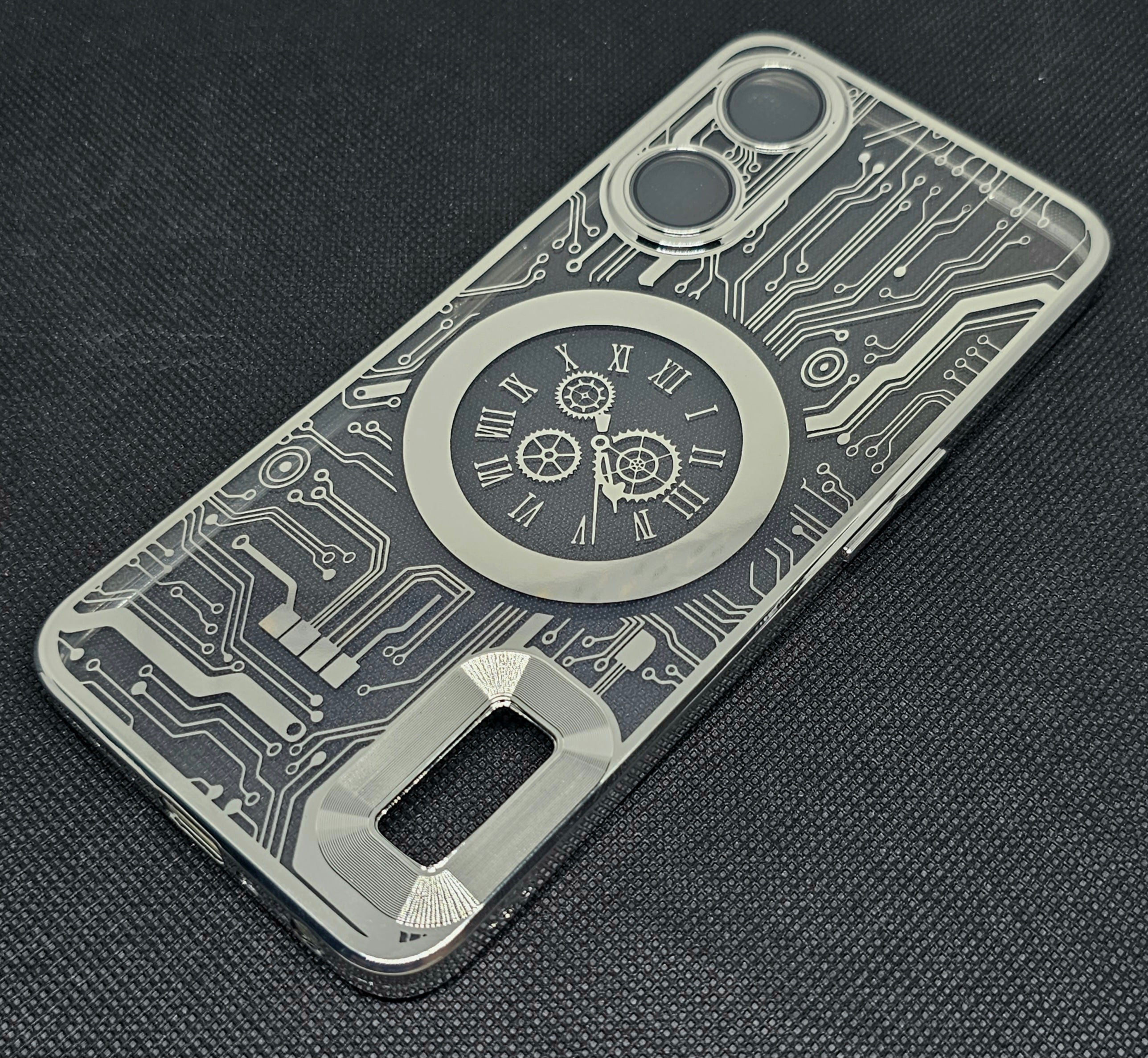 Oppo A78(5G)/A58(5G)/A58x Back Cover with CD Watch Machine Design - Shop authentic Indian Electronics by Havein
