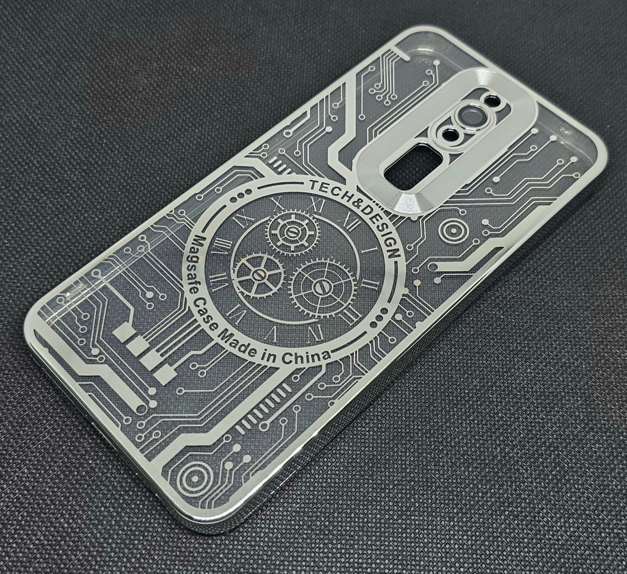 Mi 8A / 8A Dual Back Cover with CD Watch Machine Design - Shop authentic Indian Electronics by Havein