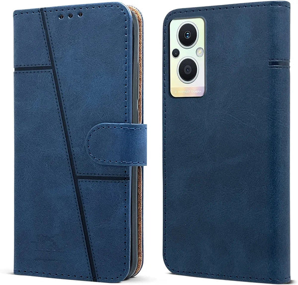 Leather Flip Oppo F21 Pro (5G) Mobile Back Cover - Shop authentic Indian Electronics by Havein