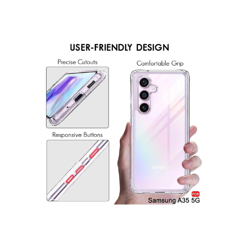Samsung A35 Acrylic Back Cover Non-Yellowing
