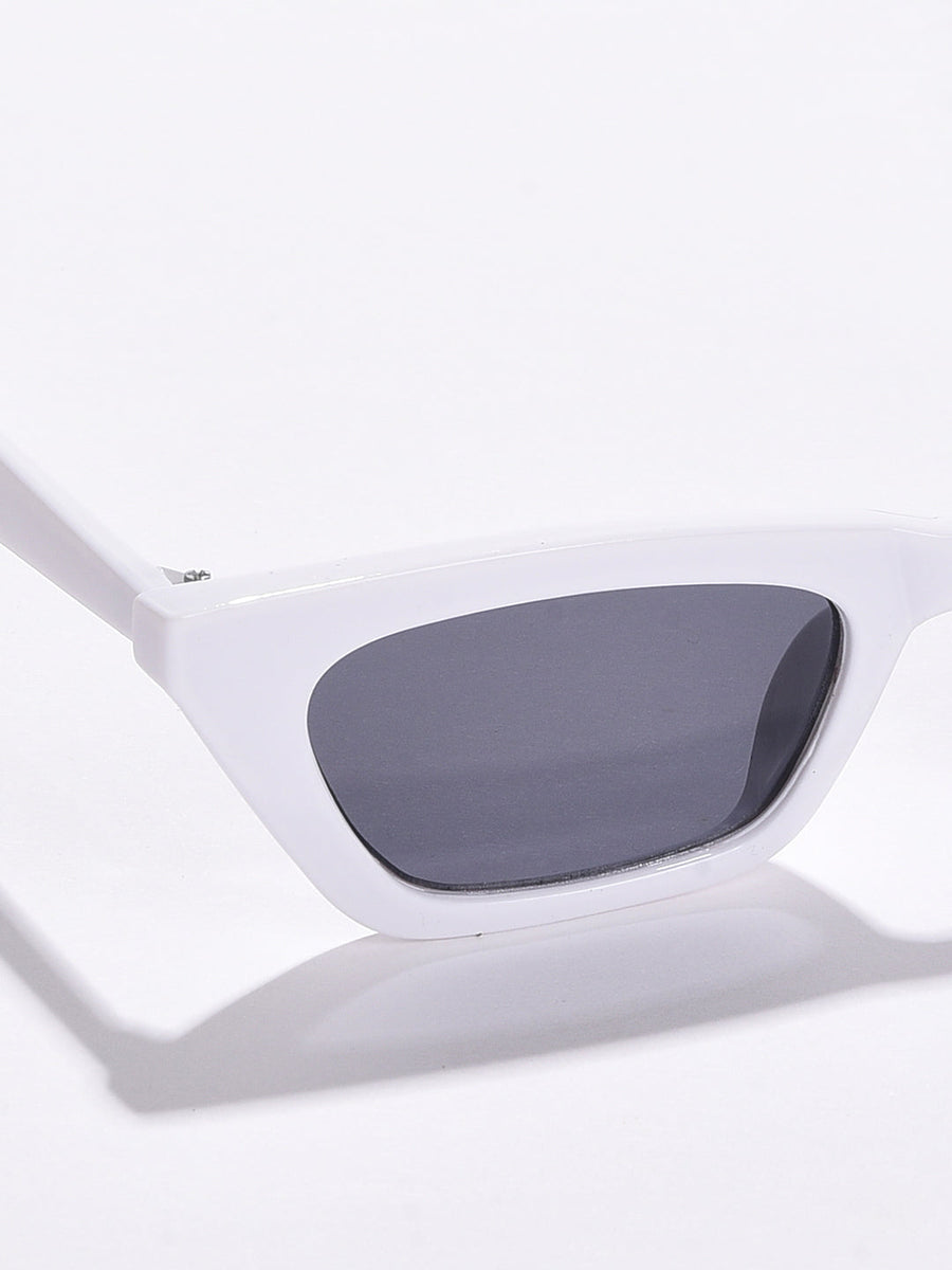 Black Lens White Cateye Sunglasses - Shop authentic Indian Women's Fashion by Haute Sauce