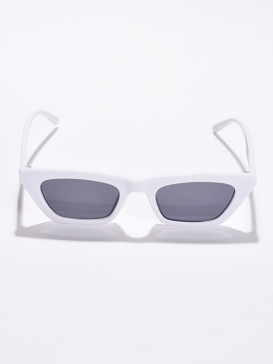 Black Lens White Cateye Sunglasses - Shop authentic Indian Women's Fashion by Haute Sauce
