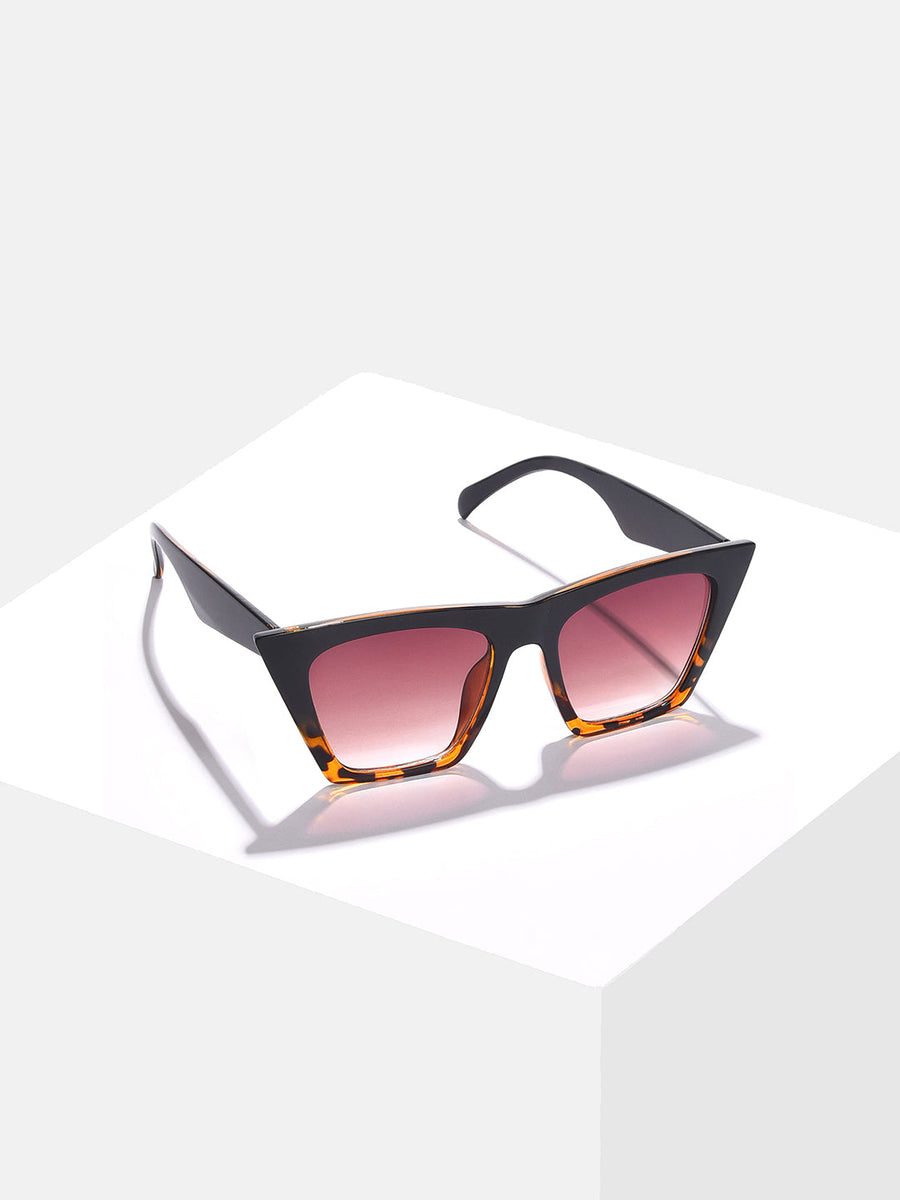 Brown Lens Brown Butterfly Sunglasses - Shop authentic Indian Women's Fashion by Haute Sauce