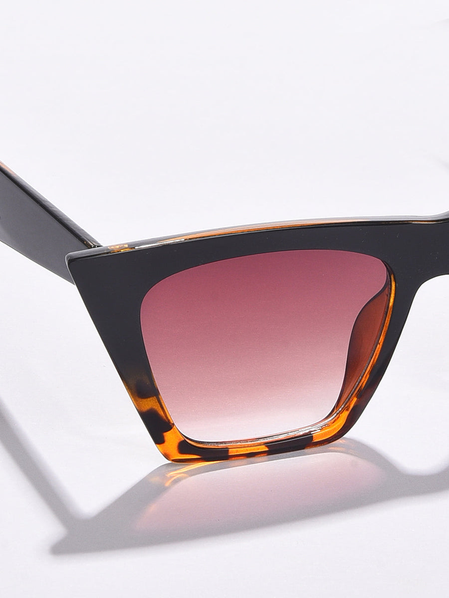 Brown Lens Brown Butterfly Sunglasses - Shop authentic Indian Women's Fashion by Haute Sauce