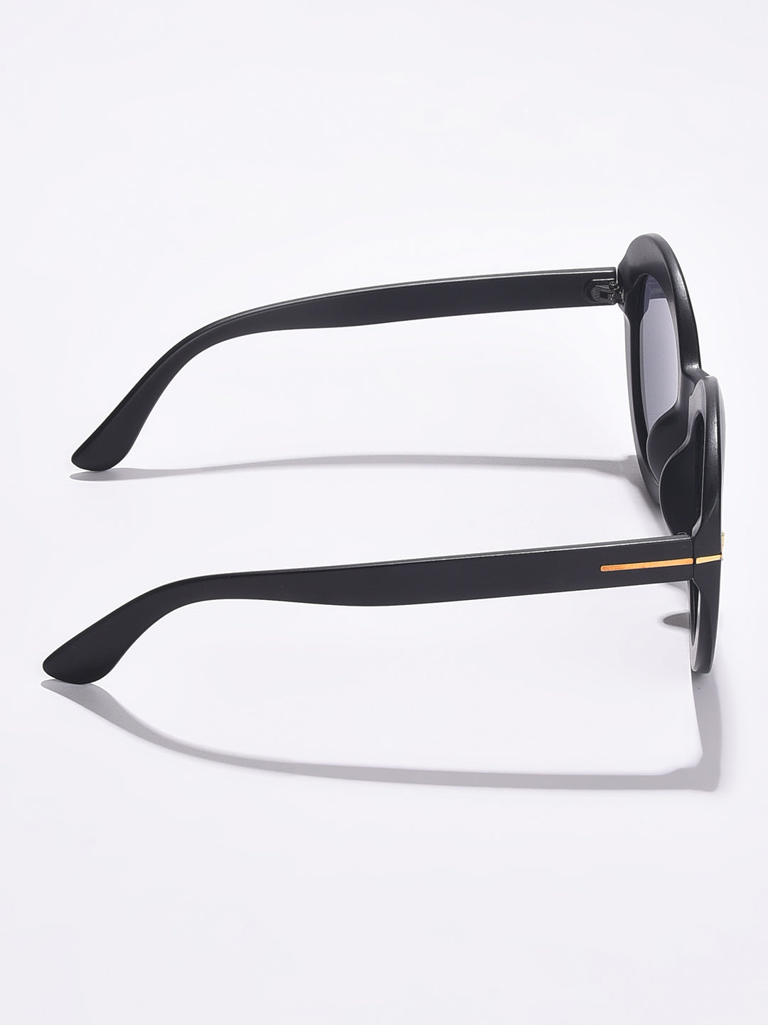 Black Lens Black Oval Sunglasses - Shop authentic Indian Women's Fashion by Haute Sauce