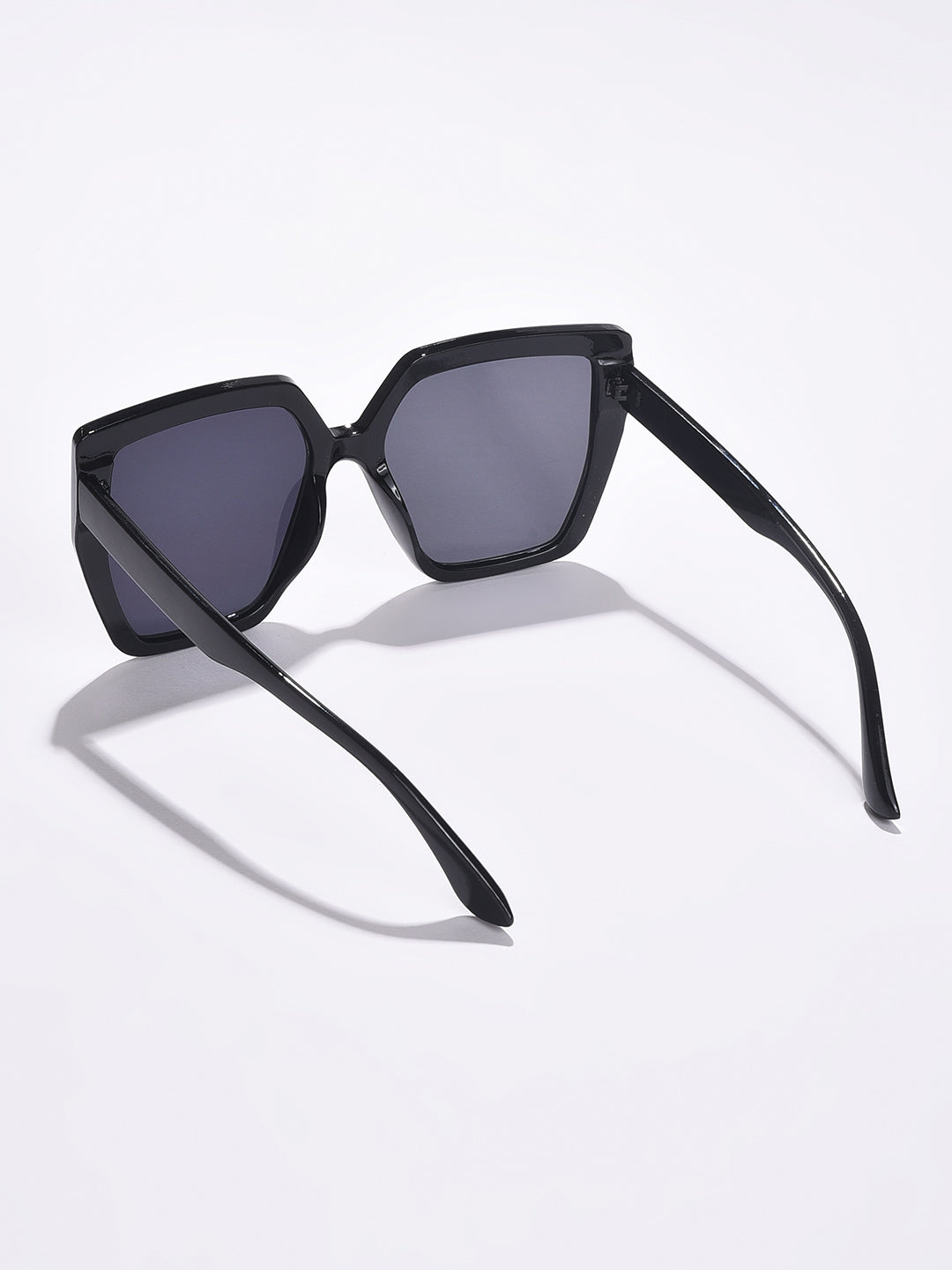 Black Lens Black Oversized Sunglasses - Shop authentic Indian Women's Fashion by Haute Sauce