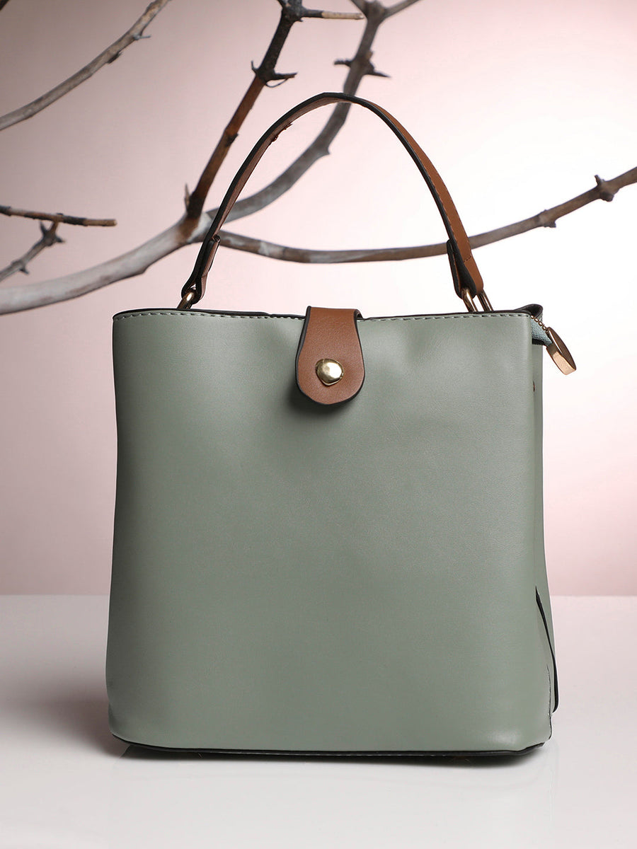 Sage Green Tote Bag - Shop authentic Indian Women's Fashion by Haute Sauce