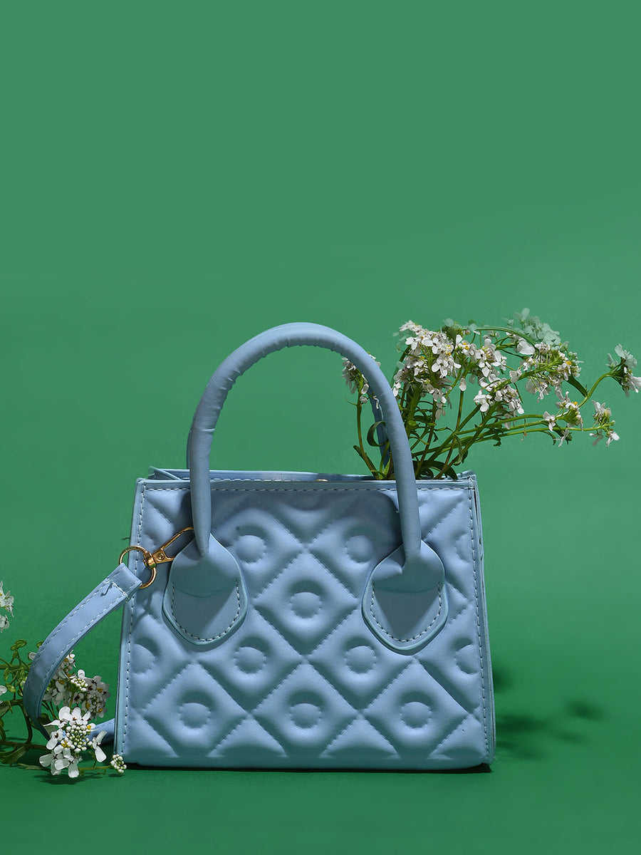 Rosemarie Pale Blue Mini Bag - Shop authentic Indian Women's Fashion by Haute Sauce