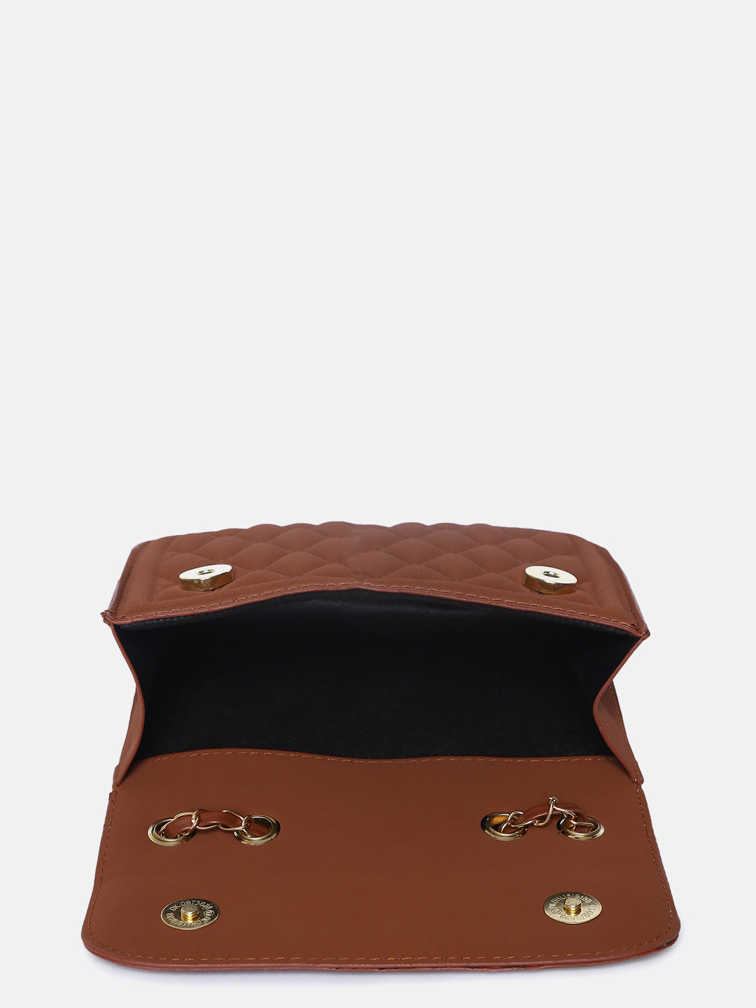Quilted Quest Brown Cross Body Bag - Shop authentic Indian Women's Fashion by Haute Sauce