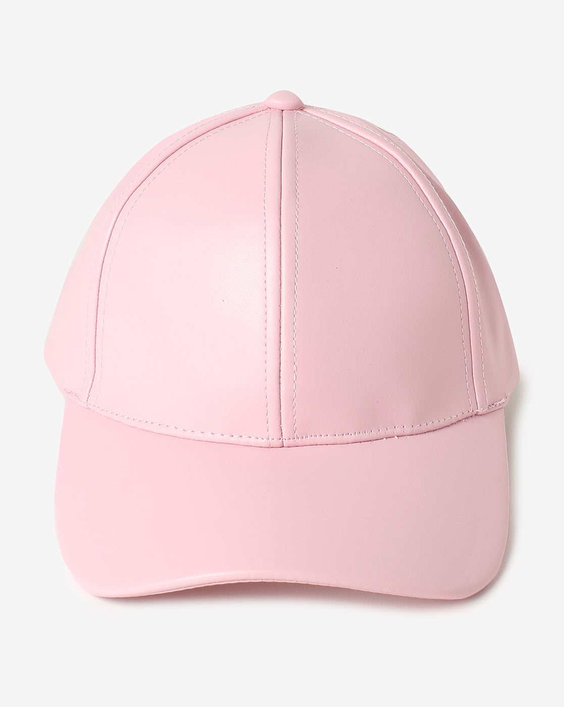 Pink Solid Baseball Cap - Shop authentic Indian Women's Fashion by Haute Sauce
