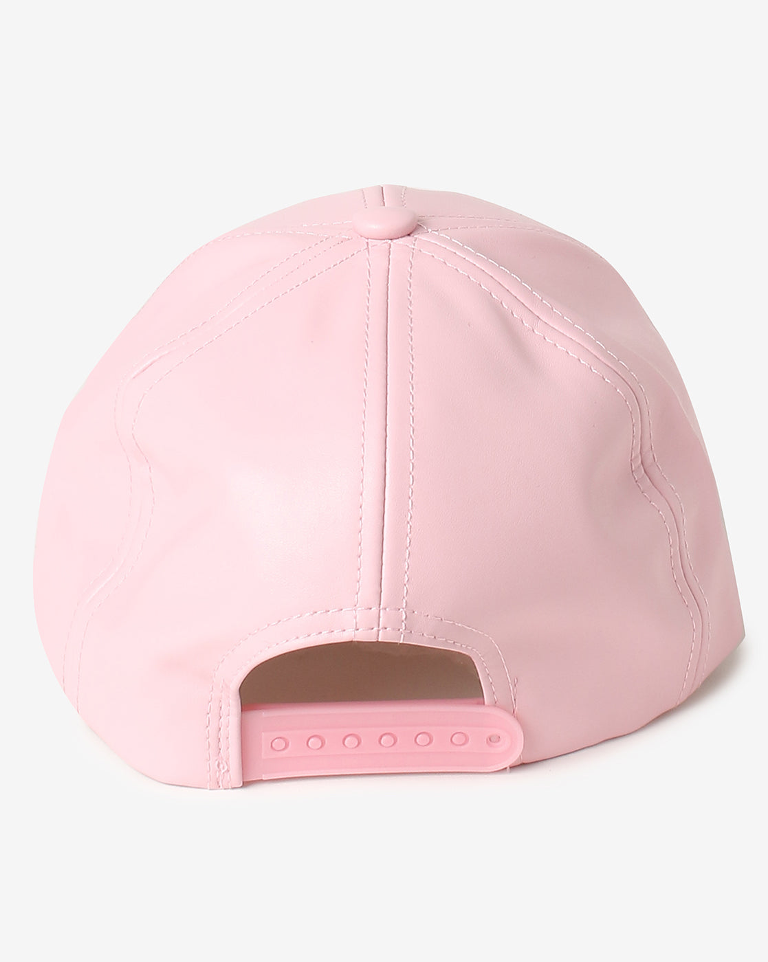 Pink Solid Baseball Cap - Shop authentic Indian Women's Fashion by Haute Sauce