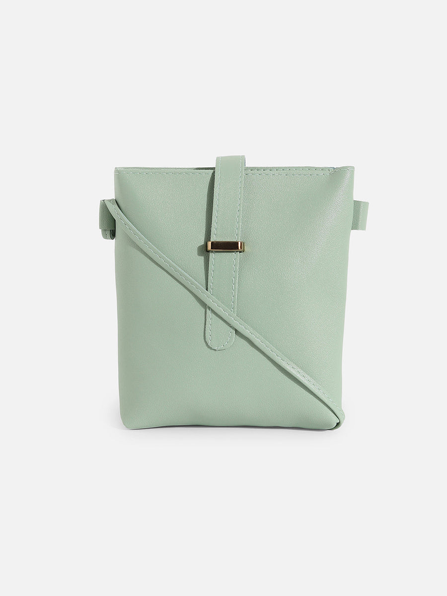 Daisy English Green Cross Body Bag - Shop authentic Indian Women's Fashion by Haute Sauce