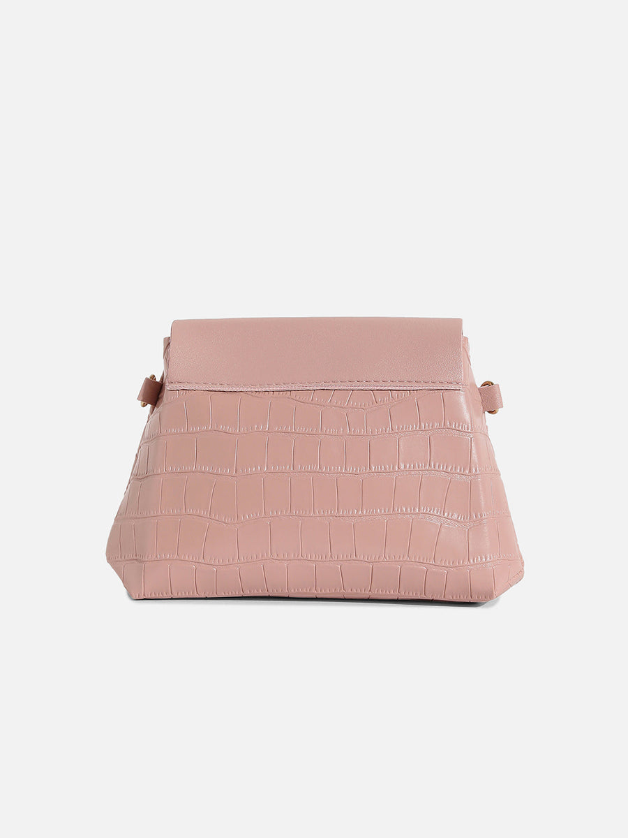 Mirabelle Pink Cross Body Bag - Shop authentic Indian Women's Fashion by Haute Sauce