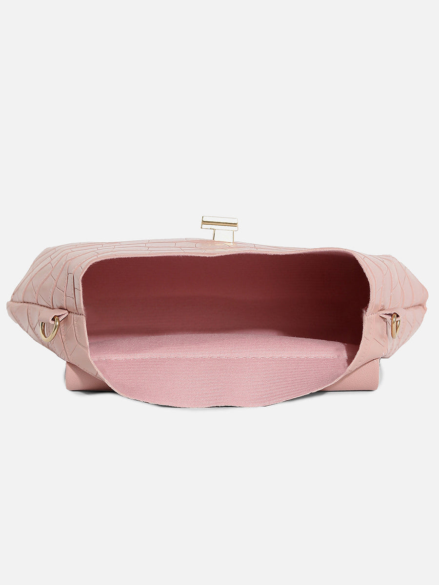 Mirabelle Pink Cross Body Bag - Shop authentic Indian Women's Fashion by Haute Sauce