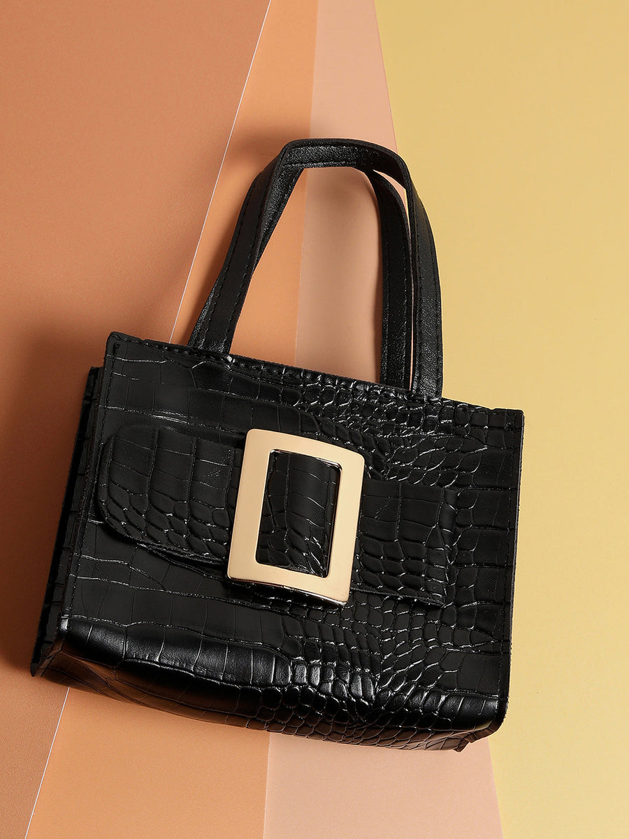 Lizzie Black Mini Bag - Shop authentic Indian Women's Fashion by Haute Sauce