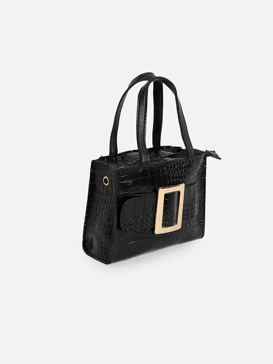 Lizzie Black Mini Bag - Shop authentic Indian Women's Fashion by Haute Sauce