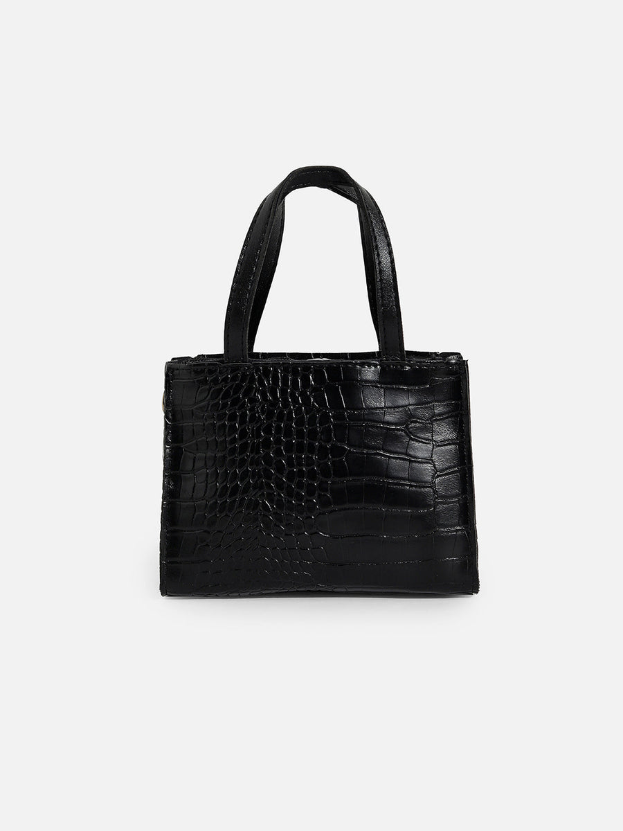 Lizzie Black Mini Bag - Shop authentic Indian Women's Fashion by Haute Sauce