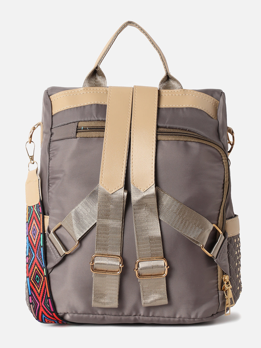 Stellar Light Grey Backpack - Shop authentic Indian Women's Fashion by Haute Sauce