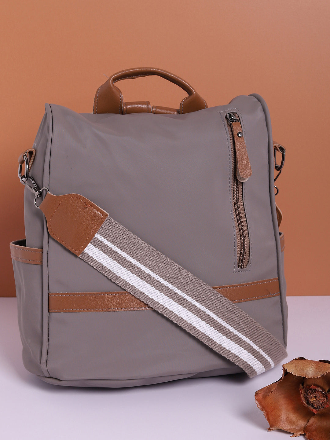Mirage Grey Backpack - Shop authentic Indian Women's Fashion by Haute Sauce