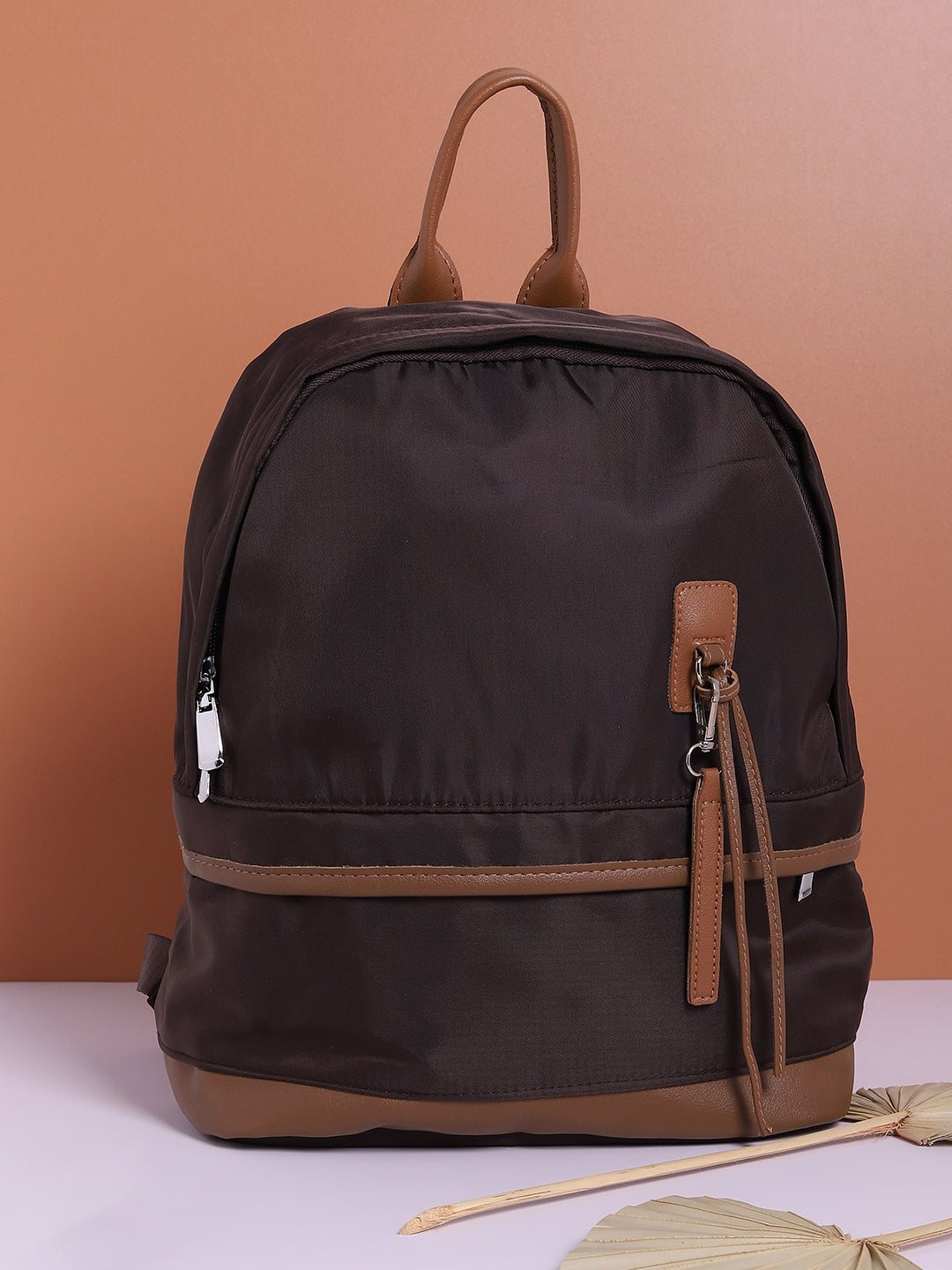 Cara Brown Backpack - Shop authentic Indian Women's Fashion by Haute Sauce