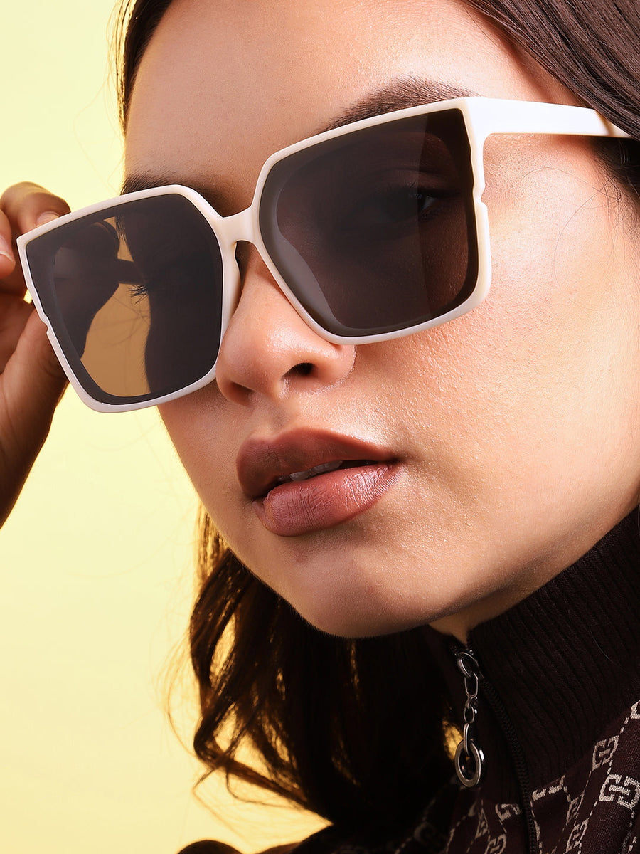 Black Lens Oversized Sunglass - Shop authentic Indian Women's Fashion by Haute Sauce