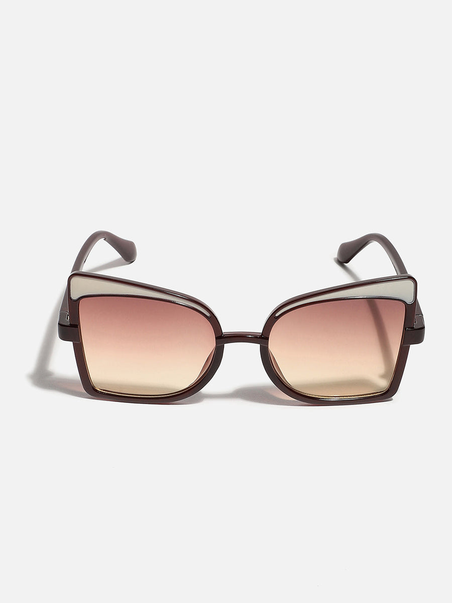 Brown Oversized Sunglass - Shop authentic Indian Women's Fashion by Haute Sauce